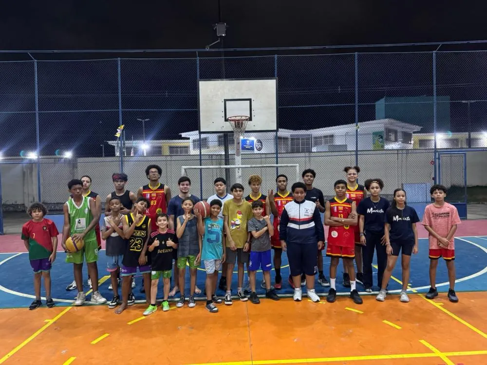 “Cesta do Futuro” leva basquete 3x3 gratuito a 150 alunos da rede pública de Vila Velha